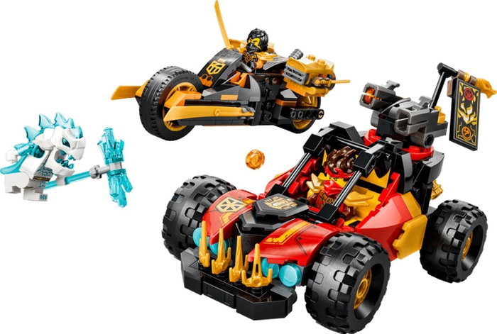 LEGO NINJAGO Vehículos combinables de Kai y Cole 71864 LEGO NINJAGO Vehículos combinables de Kai y Cole 71864