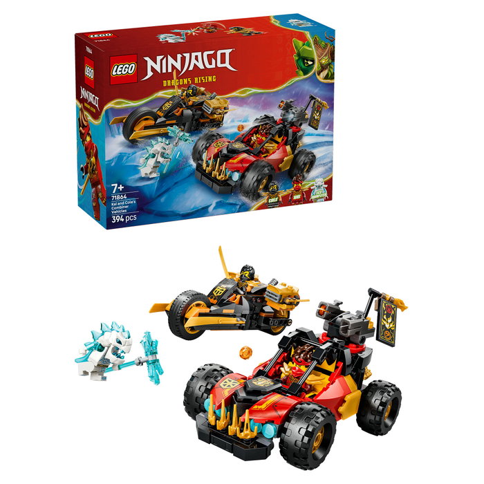 LEGO NINJAGO Vehículos combinables de Kai y Cole 71864 LEGO NINJAGO Vehículos combinables de Kai y Cole 71864