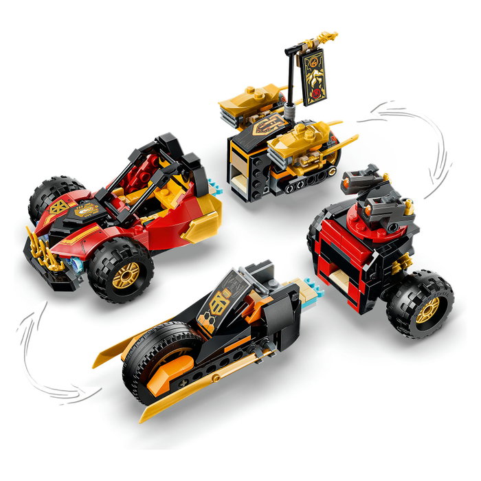 LEGO NINJAGO Vehículos combinables de Kai y Cole 71864 LEGO NINJAGO Vehículos combinables de Kai y Cole 71864