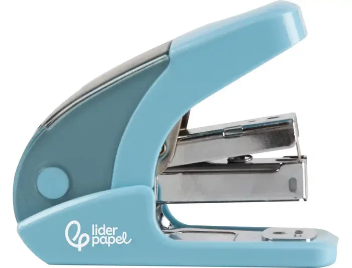 Liderpapel Grapadora Micro con Regalo de 1000 Grapas 24/6 26/6 Capacidad 20 Hojas