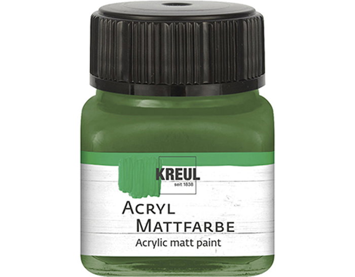 Kreul Pintura acrílica mate verde oliva 20ml Kreul Pintura acrílica mate verde oliva 20ml