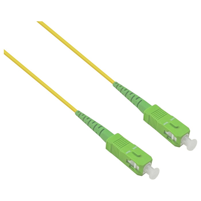 Helos Cable de fibra óptica OS2 SC/APC-SC/APC Amarillo 3,0m Helos Cable de fibra óptica OS2 SC/APC-SC/APC Amarillo 3,0m
