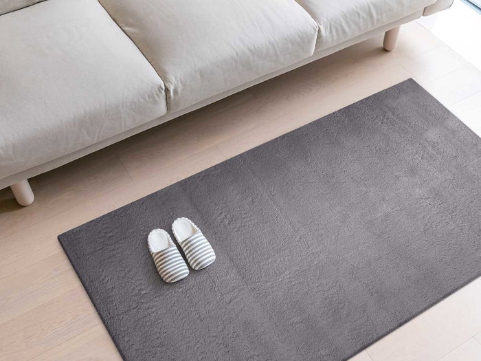 Giftdecor Alfombra Soft Gris Oscuro 90x60 cm (Set de 12)