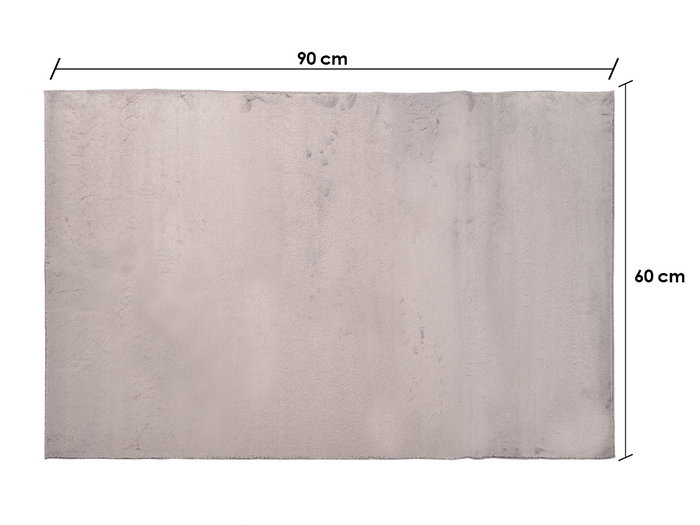 Giftdecor Alfombra Soft Gris Oscuro 90x60 cm (Set de 12)