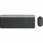 Logitech Slim Combo MK470 Teclado y Ratón Inalámbrico QWERTZ Checa Grafito