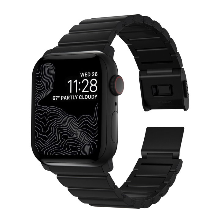 Nomad Nomad Strap Titanium Black V2 42/44/45/49mm