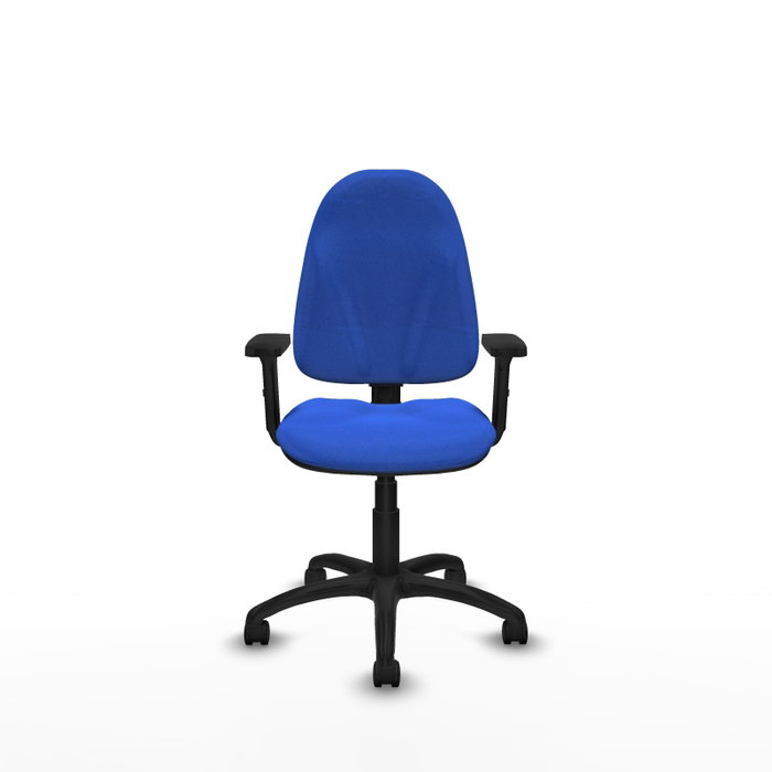 PIQUERAS Y CRESPO Silla de oficina Algarra Azul con Brazos 2D PIQUERAS Y CRESPO Silla de oficina Algarra Azul con Brazos 2D