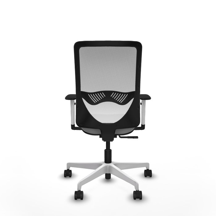 PIQUERAS Y CRESPO Silla de oficina Zulema con mecanismo Sincro, Gris claro y Blanco PIQUERAS Y CRESPO Silla de oficina Zulema con mecanismo Sincro, Gris claro y Blanco