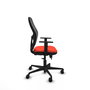 PIQUERAS Y CRESPO Silla de oficina Jorquera Naranja oscuro/Negro