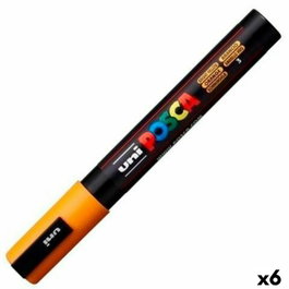 POSCA Marcador PC-5M Naranja Medio Set de 6