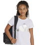 Camiseta de Manga Corta Infantil Adidas Glam Blanco S