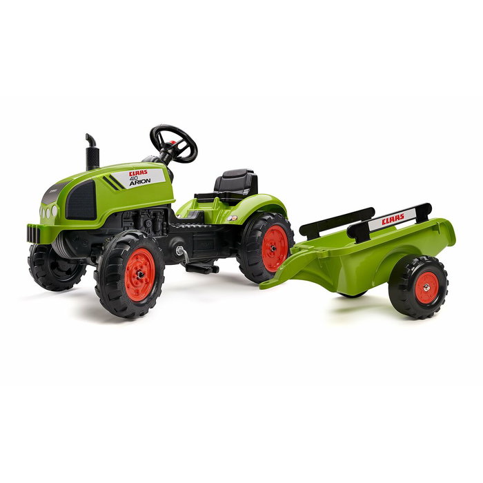Falk Tractor de pedales Claas con remolque Falk Tractor de pedales Claas con remolque