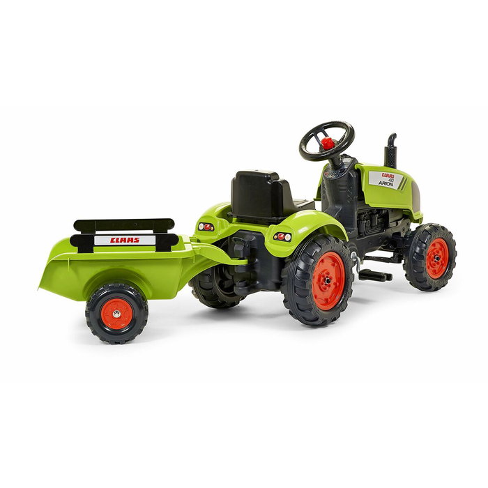 Falk Tractor de pedales Claas con remolque Falk Tractor de pedales Claas con remolque