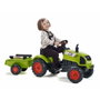 Falk Tractor de pedales Claas con remolque