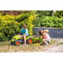 Falk Tractor de pedales Claas con remolque