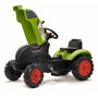 Falk Tractor de pedales Claas con remolque
