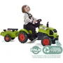 Falk Tractor de Pedales Claas Arion con Remolque para Niños de 2 a 5 Años