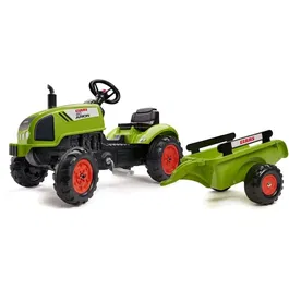 Falk Tractor de Pedales Claas Arion con Remolque para Niños de 2 a 5 Años