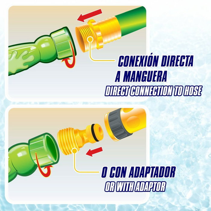 Comba para Saltar con Mangos Aspersor (6 Unidades) Comba para Saltar con Mangos Aspersor (6 Unidades)