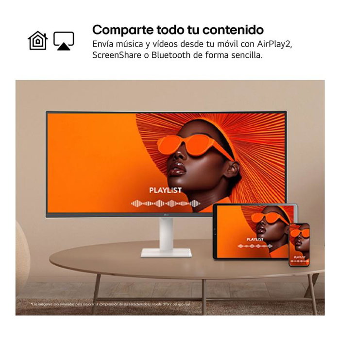 LG Monitor 34U601SA-W 34 pulgadas UWQHD 3440x1440 IPS 86.4 cm LG Monitor 34U601SA-W 34 pulgadas UWQHD 3440x1440 IPS 86.4 cm