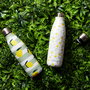 Home Deco Factory Termo Botella 500 Ml Take Away Acero Inoxidable Doble Pared Diseño Limones Mantiene Frío 18h Caliente 6h