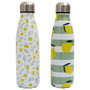 Home Deco Factory Termo Botella 500 Ml Take Away Acero Inoxidable Doble Pared Diseño Limones Mantiene Frío 18h Caliente 6h