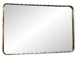 DKD Home Decor Espejo Glam Dorado 2.5 x 100 x 60 cm