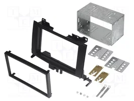 ACV Bastidor de montaje de radio 2 DIN Negro para Mercedes Sprinter y VW Crafter