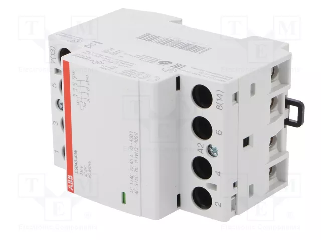 ABB ESB40-40N-06 Contactor 230V 40A 4S/0 brummfrei ABB ESB40-40N-06 Contactor 230V 40A 4S/0 brummfrei