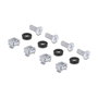 DeLOCK 67281 Kit de montaje para rack 1U negro