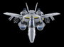 Robotech Figura Diecast Veritech VF-1S Transformable 21 cm