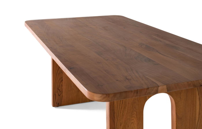 Mesa de Comedor GINER Y COLOMER en Madera de Acacia Natural 2 Metros