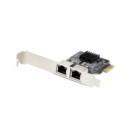 StarTech ST1000SPEXD4T Tarjeta de Red Interna PCI Express Dual Puerto Ethernet Gigabit 10/100/1000 Mbit/s Chip Realtek RTL8111H para PC/Servidor Windows/Linux