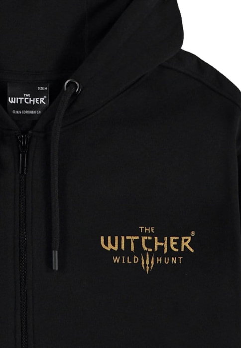 Difuzed Sudadera The Witcher The Wild Hunt con capucha y cremallera XXL Difuzed Sudadera The Witcher The Wild Hunt con capucha y cremallera XXL