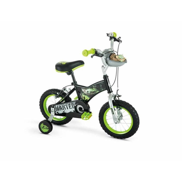 Bicicleta Infantil Stitch Huffly Verde Negro 12"