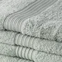 Today Juego de 5 Toallas de Baño 70x130 cm 100% Algodón Celadón TOD3574641230999