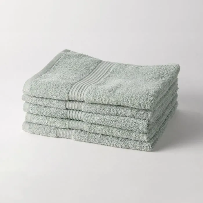 Today Juego de 5 Toallas de Baño 70x130 cm 100% Algodón Celadón TOD3574641230999 Today Juego de 5 Toallas de Baño 70x130 cm 100% Algodón Celadón TOD3574641230999