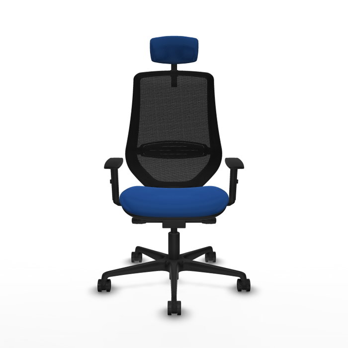 PIQUERAS Y CRESPO Silla de oficina Mardos Azul/Negro