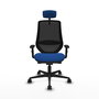 PIQUERAS Y CRESPO Silla de oficina Mardos Azul/Negro