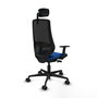 PIQUERAS Y CRESPO Silla de oficina Mardos Azul/Negro