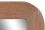 DKD Home Decor Espejo de Paulownia Natural 70x3x100 cm con Canto Redondeado