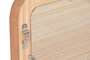 DKD Home Decor Espejo de Paulownia Natural 70x3x100 cm con Canto Redondeado