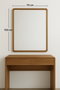 DKD Home Decor Espejo de Paulownia Natural 70x3x100 cm con Canto Redondeado