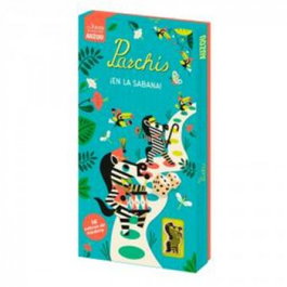 AUZOU EDITIONS, PARCHIS EN LA SABANA. JUEGO DE MADERA - AAVV
