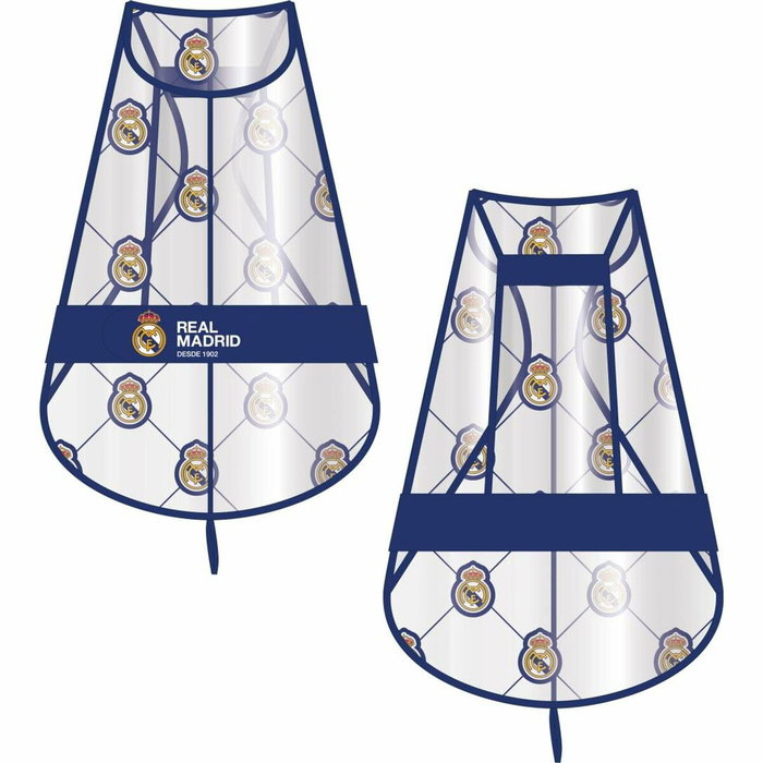 Cerdá Impermeable Ajustable Para Perro Real Madrid S Azul