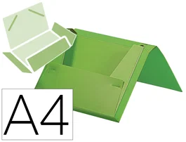 Liderpapel Carpeta Portadocumentos Verde Menta Opaco Din A4