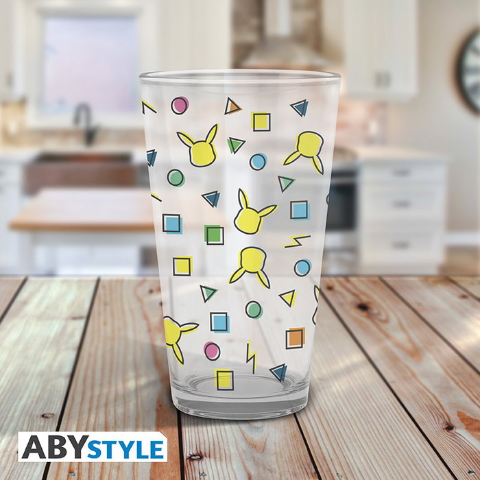 Abystyle Vaso Pokemon Pikachu Pattern 400 mL (Set de 2 Vasos)