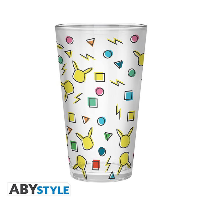 Abystyle Vaso Pokemon Pikachu Pattern 400 mL (Set de 2 Vasos)