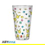 Abystyle Vaso Pokemon Pikachu Pattern 400 mL (Set de 2 Vasos)