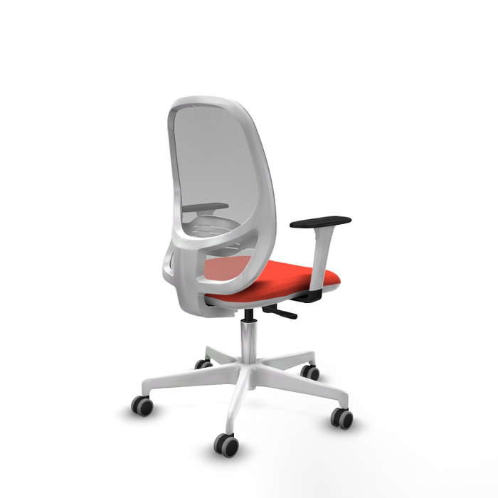 PIQUERAS Y CRESPO Silla de oficina Cilanco Naranja oscuro y Gris